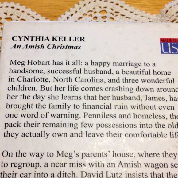 Large Print Amish Inspirational Fiction, An Amish Christmas - Picture 3 of 8